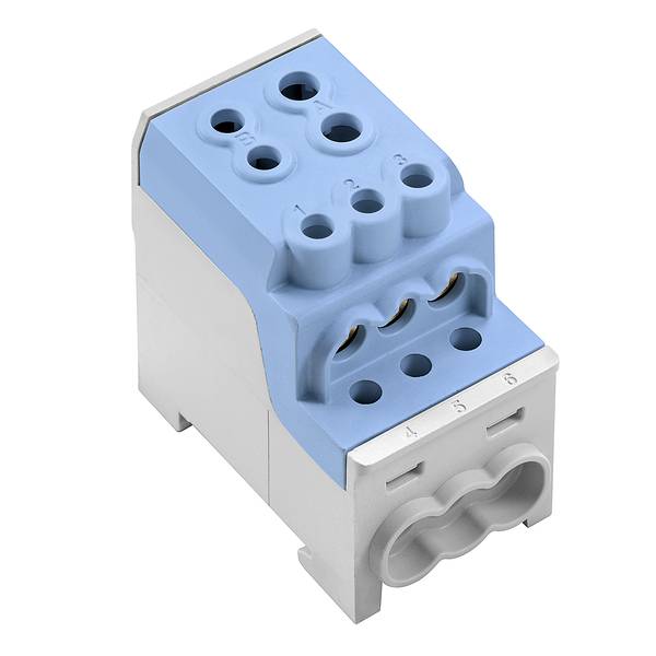 Weidmüller 2603820000 Verteilerklemme  Schrauben  Blau 3 St.