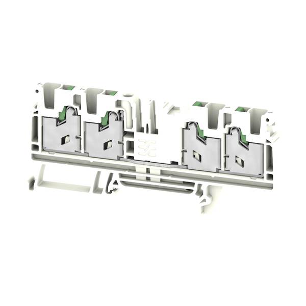 Weidmüller 3109620000 Durchgangsreihenklemme Weiß 50 St.-0