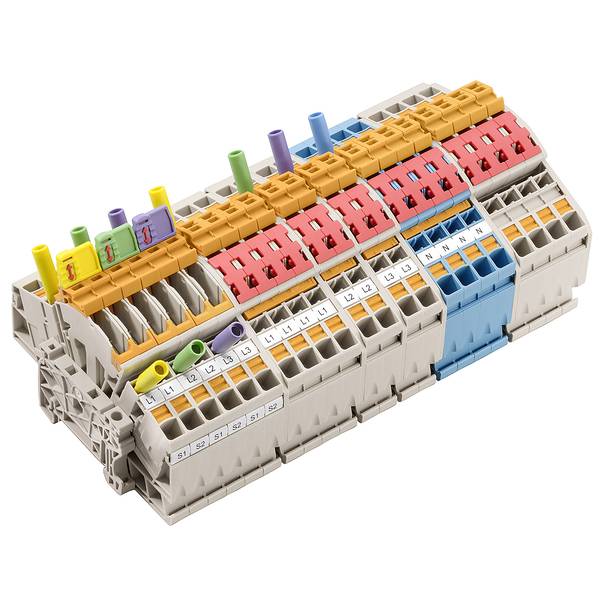 Weidmüller 8000114286 Trenn- und Messtrenn-Reihenklemme Steckanschluss Beige 1 St.-0