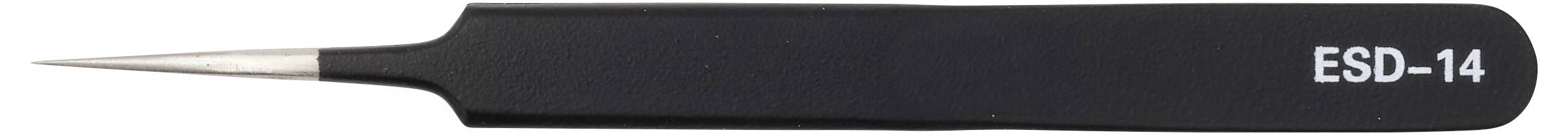 ESD-14 Präzisionsprobe mit langem spitzem Metalleinsatz und schwarzem Griff mit der Bezeichnung "ESD-14".