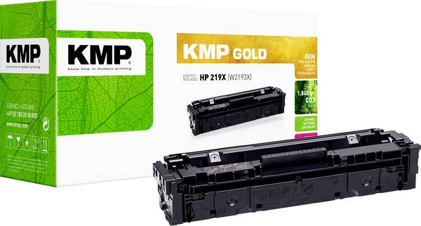 KMP Toner ersetzt HP HP 219X / W2193X Kompatibel  Magenta 2500 Seiten  2571,6506