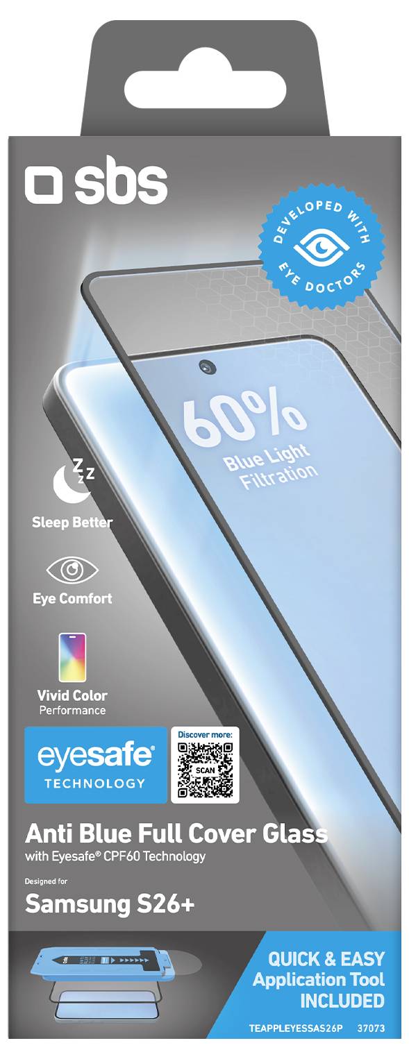 sbs mobile Displayschutzglas Samsung Samsung Galaxy S26+ 1 St. TEAPPLEYESSAS26P-1