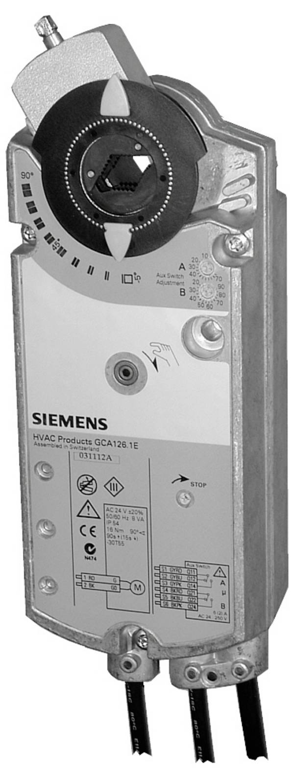 Siemens Luftklappen-Drehantrieb  BPZ:GCA326.1E BPZ:GCA326.1E    1 St.