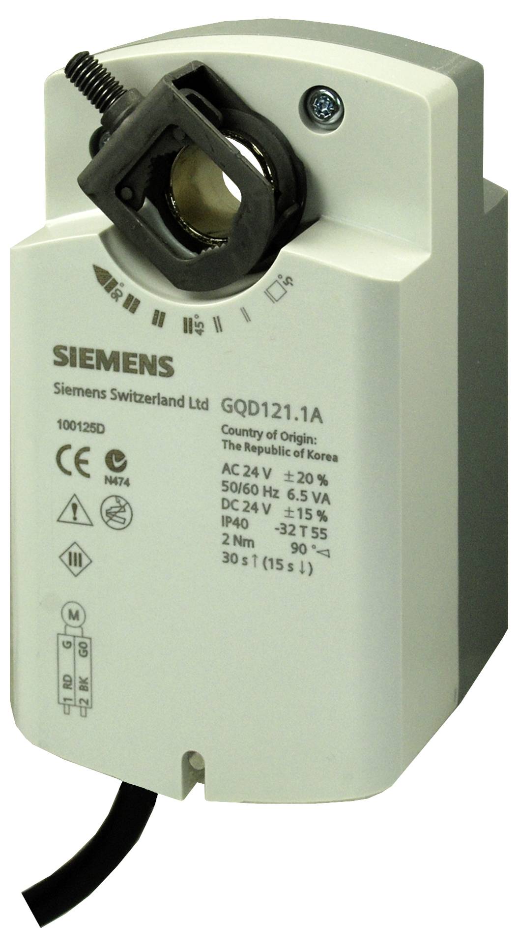 Siemens Luftklappen-Drehantrieb BPZ:GQD321.1A BPZ:GQD321.1A 1 St.-0