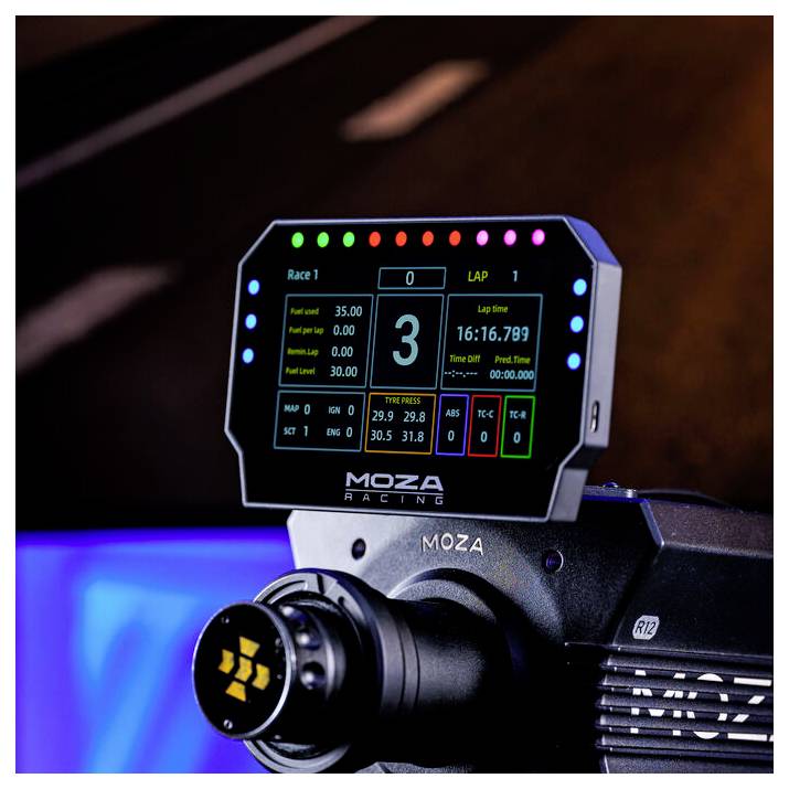 MOZA CM2 Racing Dash Digitalbildschirm PC Schwarz-7