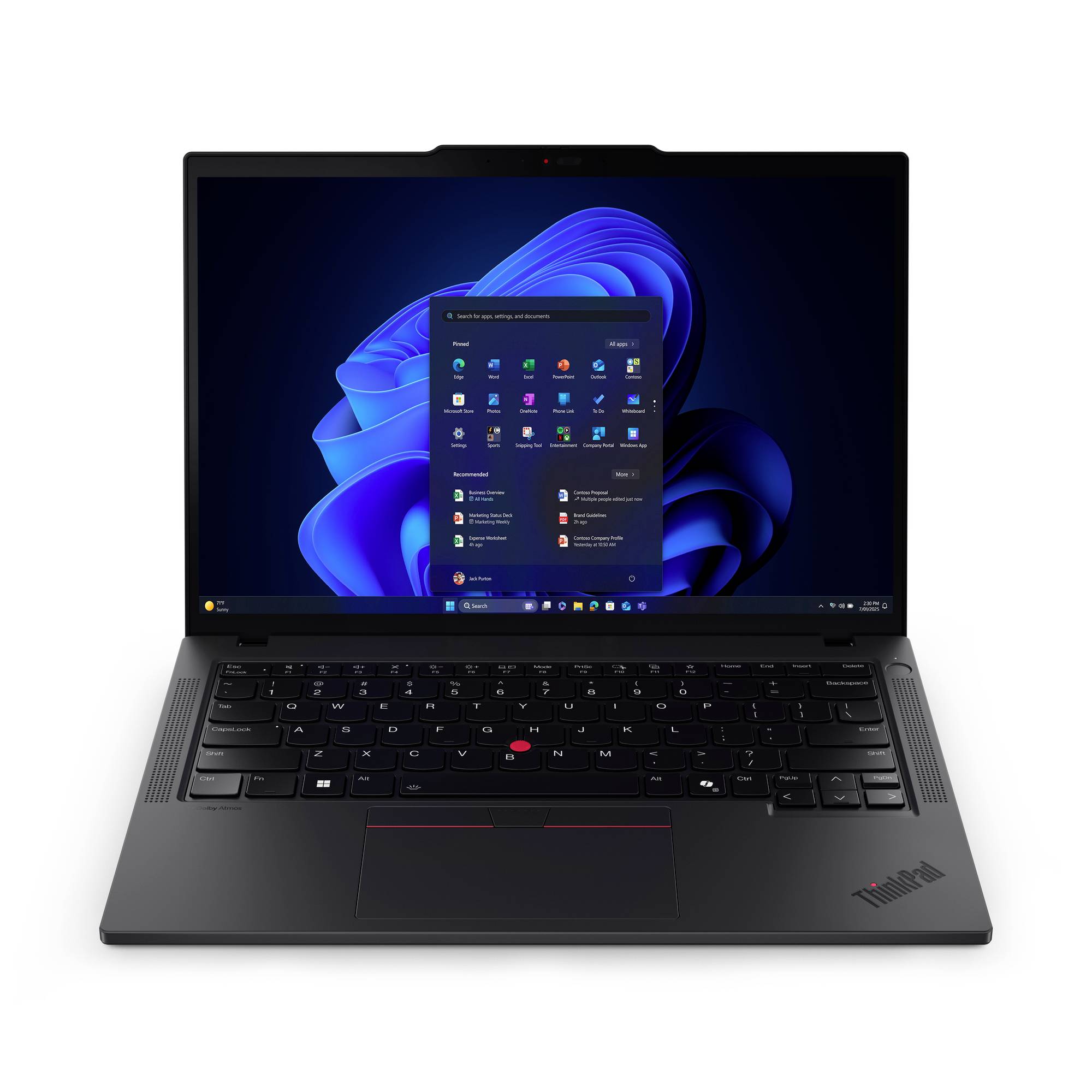 Lenovo Notebook ThinkPad T14 G6 35.6 cm (14 Zoll) WUXGA Intel® Core™ Ultra 5 (Series 2) 228V 32 GB RAM 1 TB SSD Deutsch, QWERTZ Intel Intel Arc Graphics Schwarz 21QG009PGE