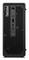 Schwarze Lenovo ThinkStation P3 Ultra kompakte Desktop-Turmgehäuse mit Wabenfront-Gitter und rotem "P3 Ultra"-Etikett.