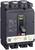 Schwarzer Schneider Electric EasyPact CVS100B-Leistungsschalter mit grünem AUS-Schalter und sichtbaren Nennwertaufklebern und Messinstrumenten.
