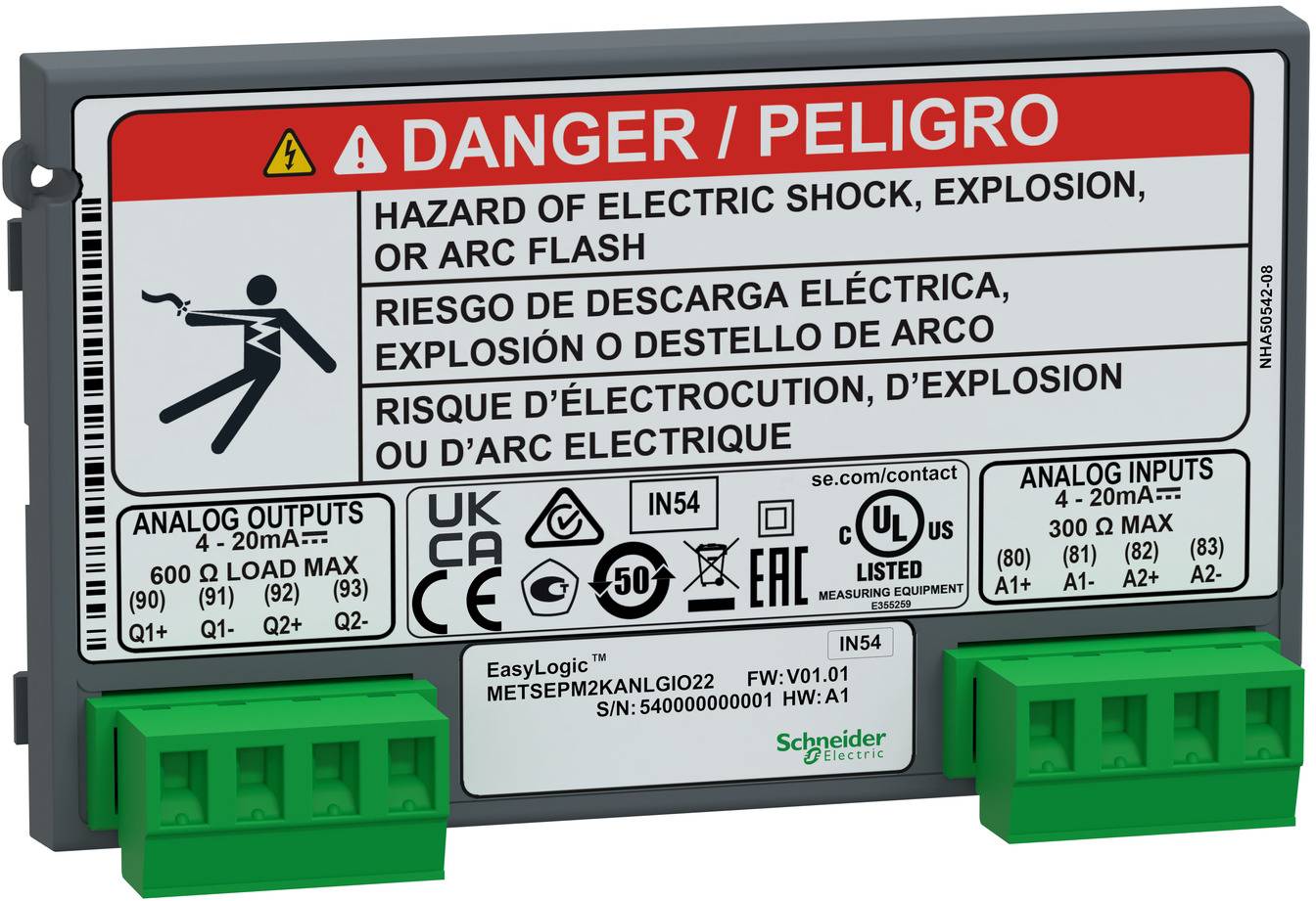 Schneider Electric METSEPM2KANLGIO22 METSEPM2KANLGIO22 Erweiterungsmodul