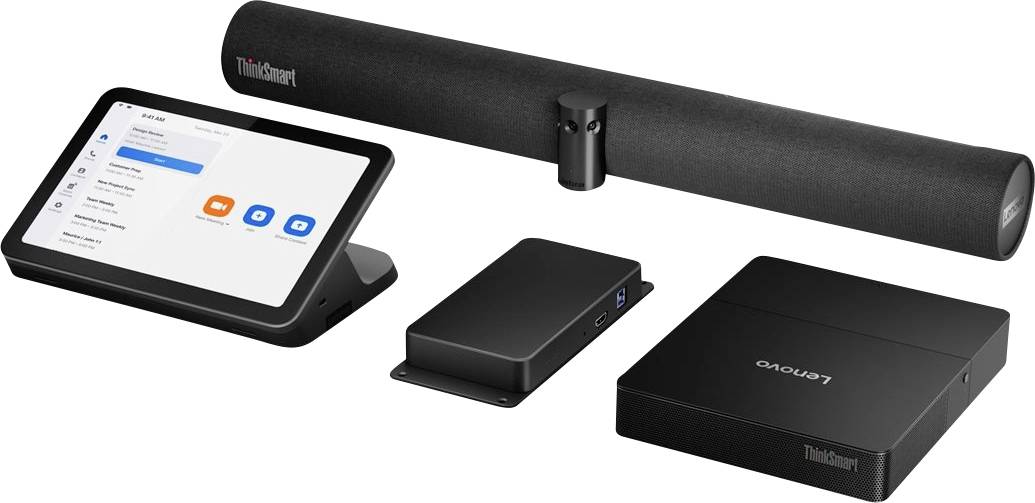 Lenovo ThinkSmart Core Gen 2 Konferenzsystem USB-C® (USB 3.2 Gen 2), HDMI®, RJ45, Bluetooth®, Wi-Fi 6E (802.11ax), USB-A Schwarz