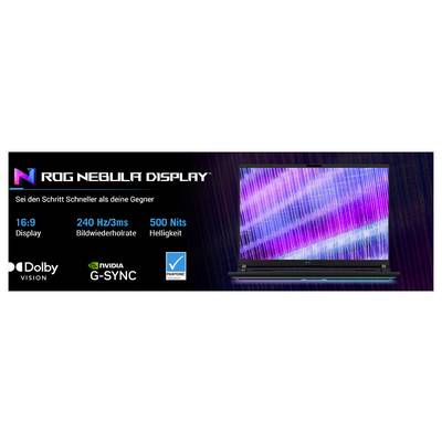 Asus Notebook 40.6 cm (16 Zoll) WQXGA 255HX 16 GB RAM 1 TB SSD Deutsch, QWERTZ Intel Intel-Grafik NVIDIA GeForce RTX 507-8