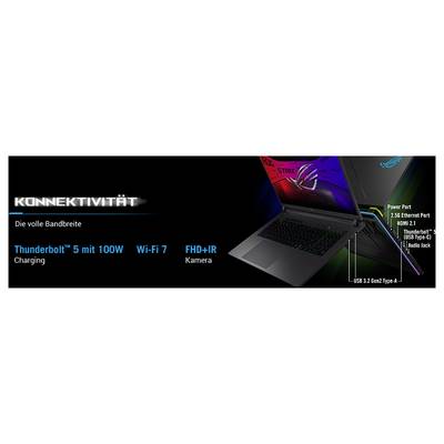 Asus Notebook 40.6 cm (16 Zoll) WQXGA 255HX 16 GB RAM 1 TB SSD Deutsch, QWERTZ Intel Intel-Grafik NVIDIA GeForce RTX 507-10