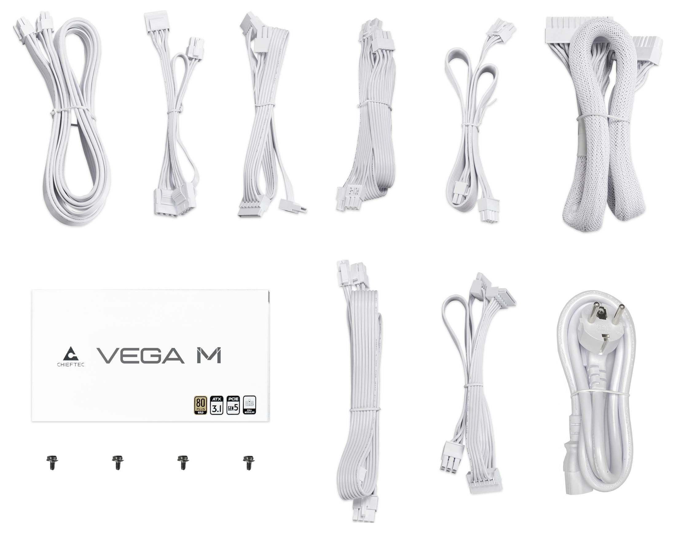 Chieftec Chieftec Netzteil 750W VEGA M WHITE Serie Netzteil / Stromversorgung 750 W ATX-5