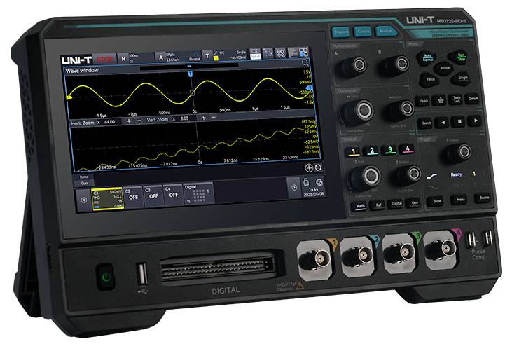 Uni-T MSO1254HD-S Digital-Oszilloskop, Analog-Oszilloskop 250 MHz 2.5 GSa/s 100 Mpts 12 Bit Mixed-Signal (MSO), Funktion-5