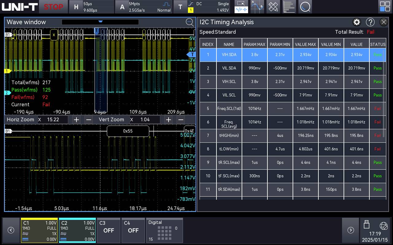 Uni-T MSO5000HD-TIMING Software-Option Mixed-Signal (MSO) 1 St.-0