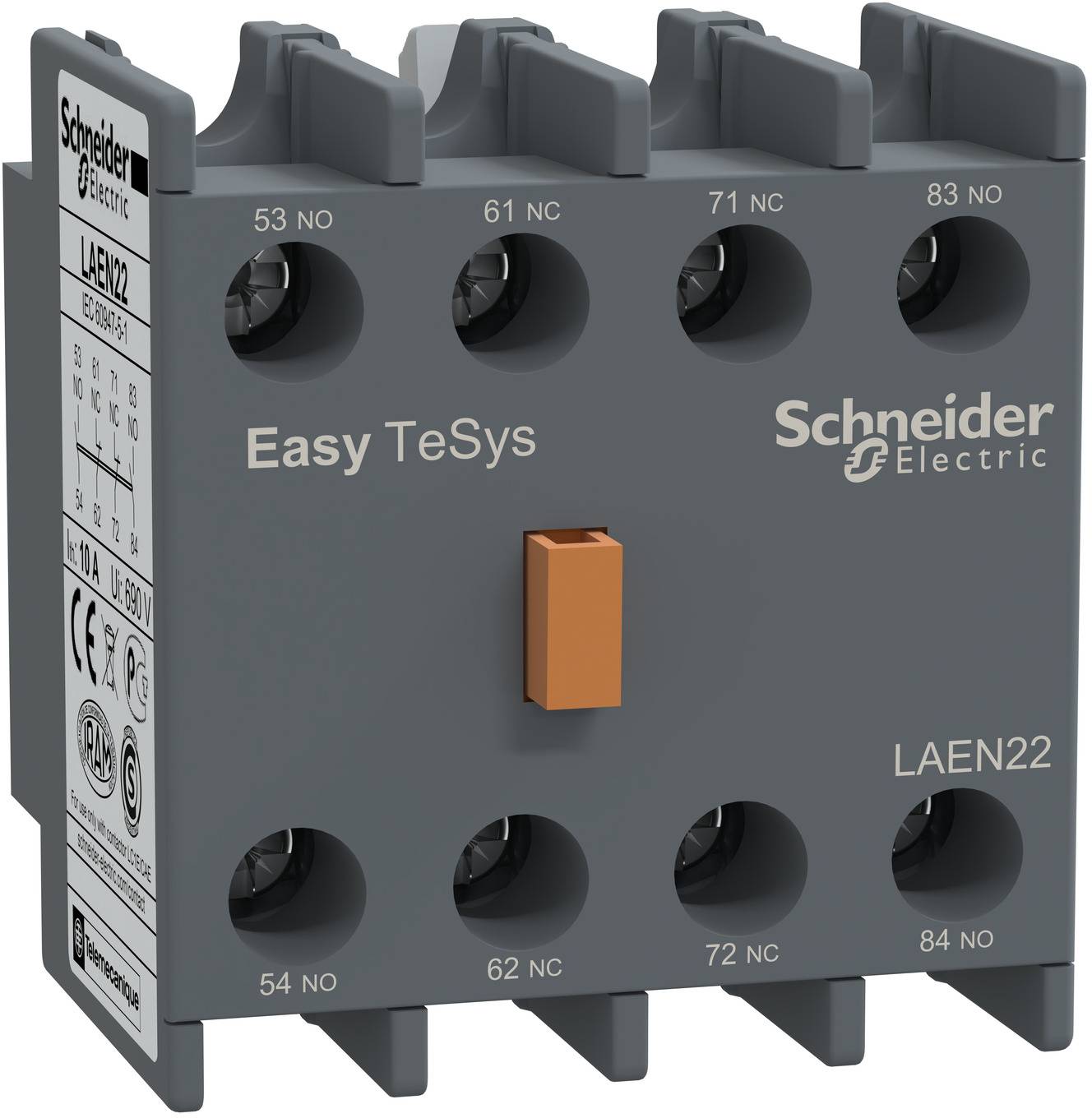 Schneider Electric LAEN22 Hilfskontakt Sofortschaltend Single 1 St.