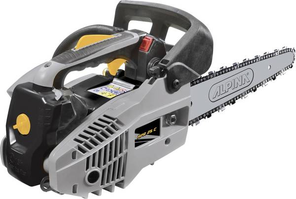ALPINA Outdoor Akku Akku-Kettensäge inkl. Akku, inkl. 2. Ladegerät, Softgriff Schwertlänge 250 mm