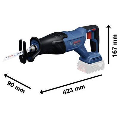 Bosch Professional GSA18V-280 Akku-Säbelsäge 06016D1000 bürstenlos 18 V-2