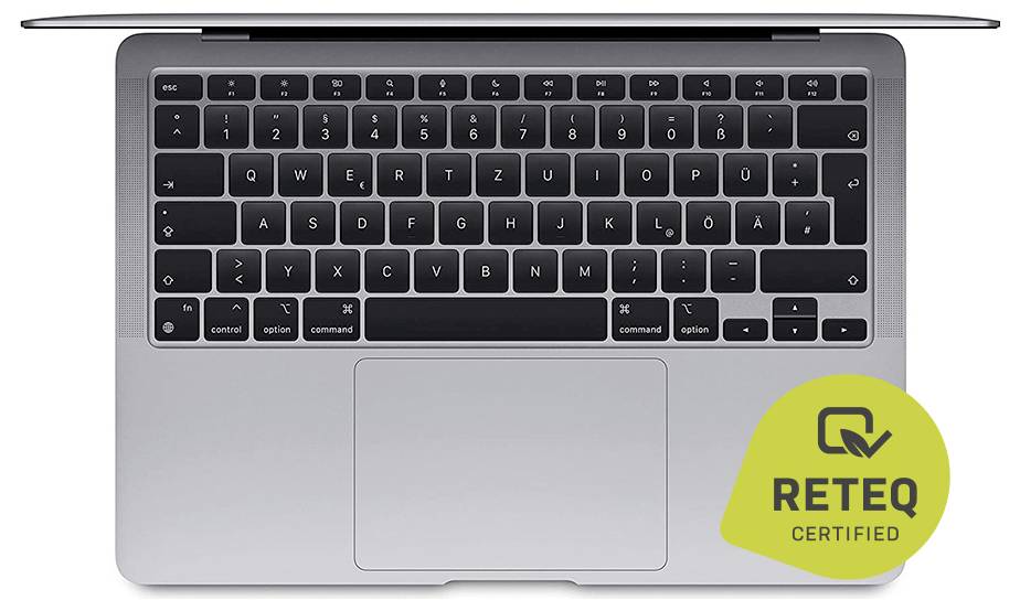 Apple refurbished MacBook MacBook Air 13 (2020) M1 Refurbished (gut) 33.8 cm (13.3 Zoll) WQXGA Apple M1 Apple M1 8-Core -1
