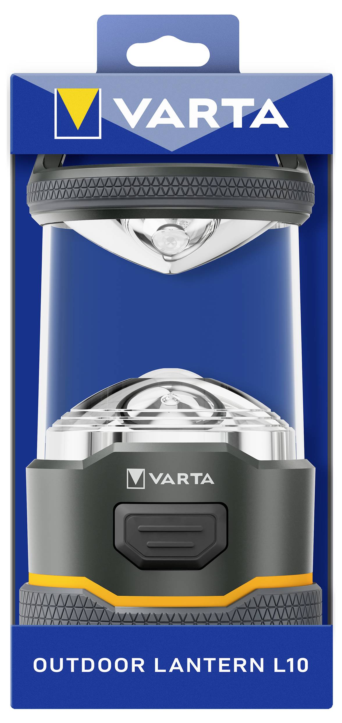 Varta 16550101111 Outdoor-Sportlaterne L10 4AA ohne Batterien LED Camping-Laterne 170 lm batteriebetrieben 262 g Schwarz-2