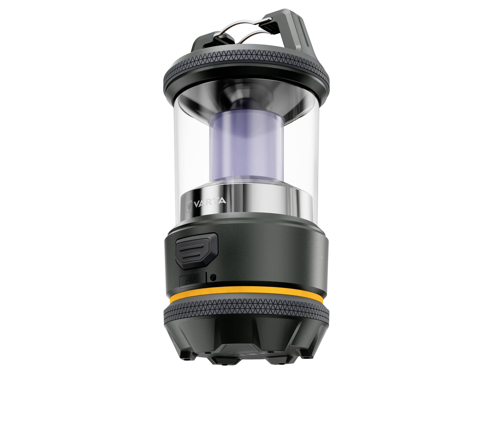 Varta 17550101111 VARTA Outdoor-Sportlaterne L20R LED Camping-Laterne 420 lm akkubetrieben 400 g Schwarz, Gelb-2