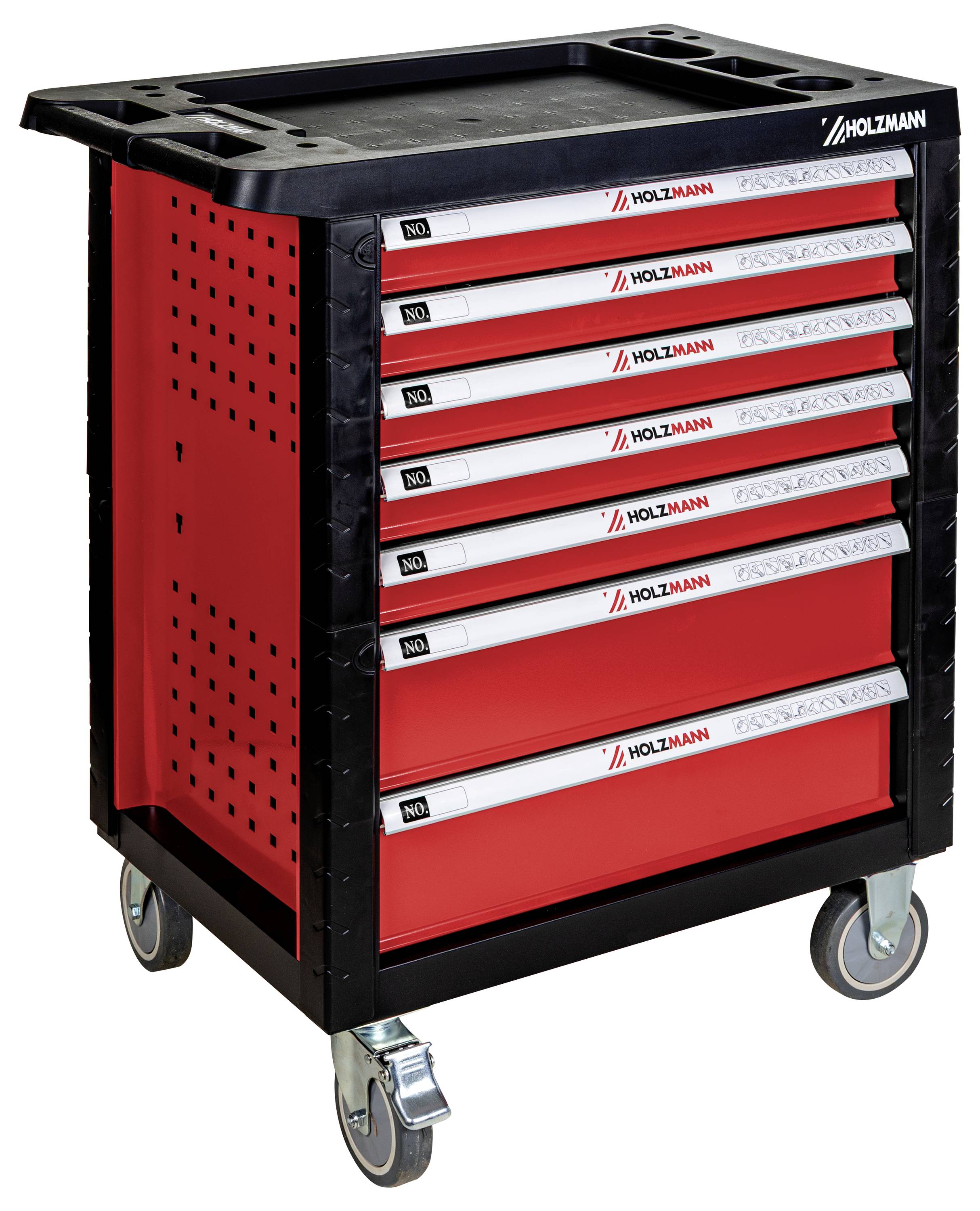 Holzmann Maschinen WW770W Werkstattwagen Metall, Kunststoff Herstellerfarbe: Rot-2