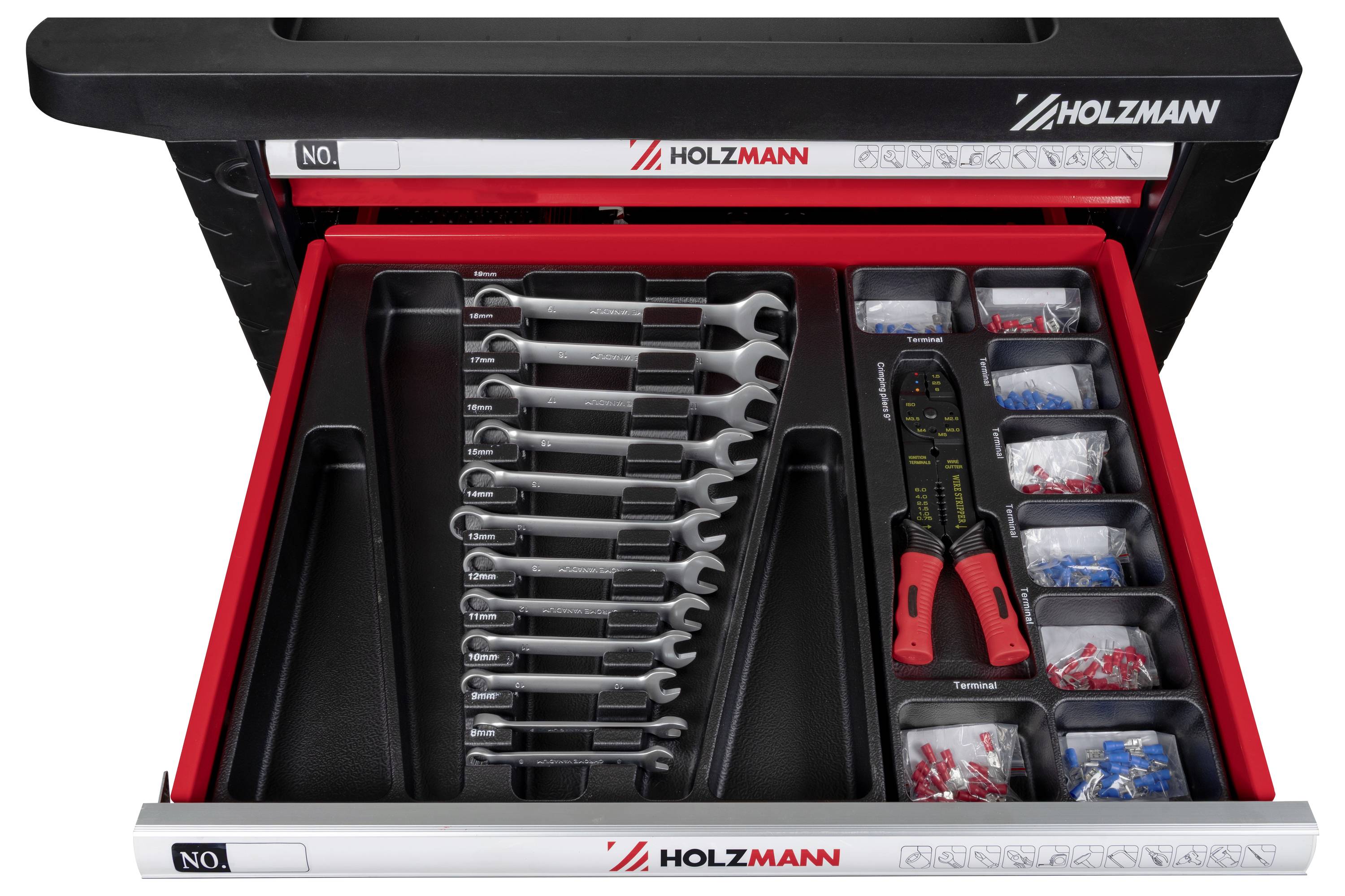 Holzmann Maschinen WW770W Werkstattwagen Metall, Kunststoff Herstellerfarbe: Rot-4
