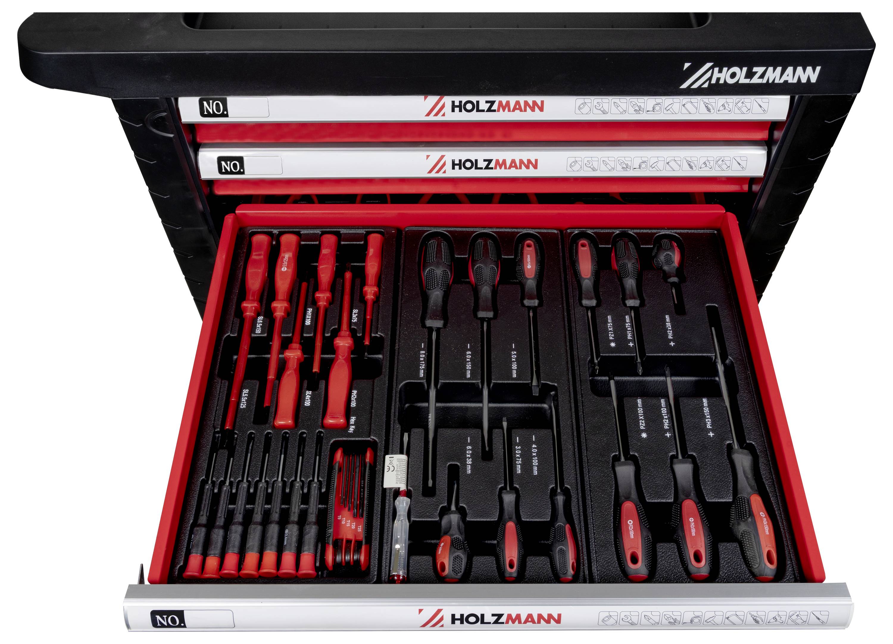 Holzmann Maschinen WW770W Werkstattwagen Metall, Kunststoff Herstellerfarbe: Rot-5