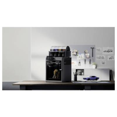 BambuLab X2D Combo (AMS 2 Pro) 3D Drucker Dual-Düsen-System (Dual Extruder), 12,7 cm Farb-Touchscreen, integrierte Kamer-5