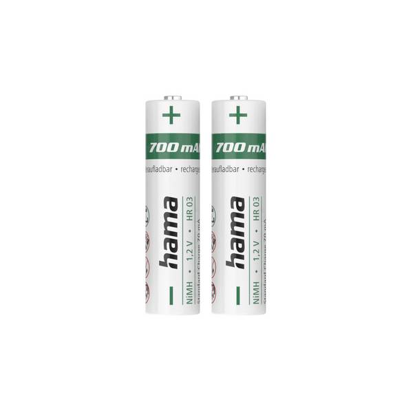 Hama Micro (AAA)-Akku NiMH 700 mAh 1.2 V 2 St.