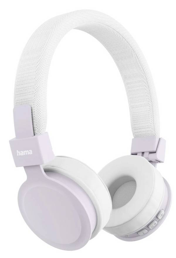 Hama Freedom Lit III  On Ear Kopfhörer Bluetooth®  Lila, Weiß  Headset