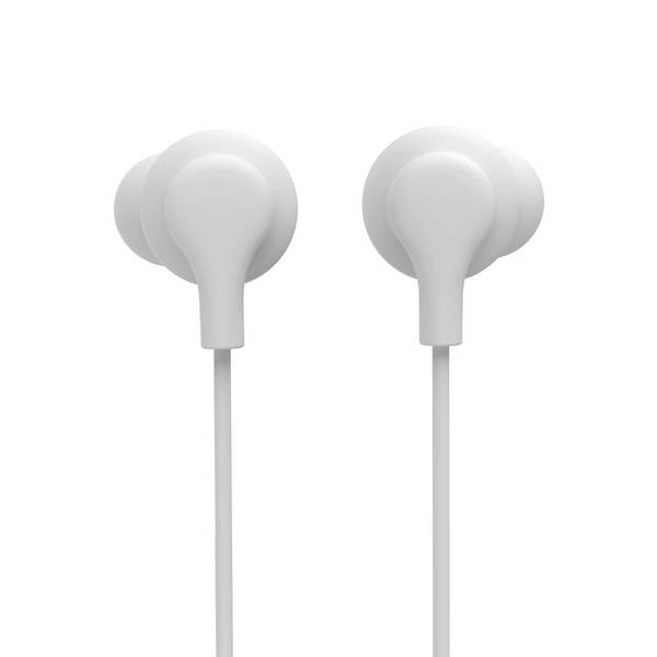 Hama Curly In Ear Kopfhörer kabelgebunden Weiß Lautstärkeregelung Telefon