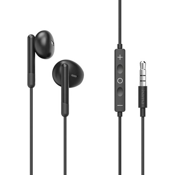 Hama Noble In Ear Kopfhörer kabelgebunden Stereo Schwarz Headset Handy