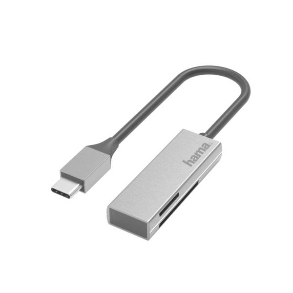 Hama  Externer Speicherkartenleser  USB-C® Silber