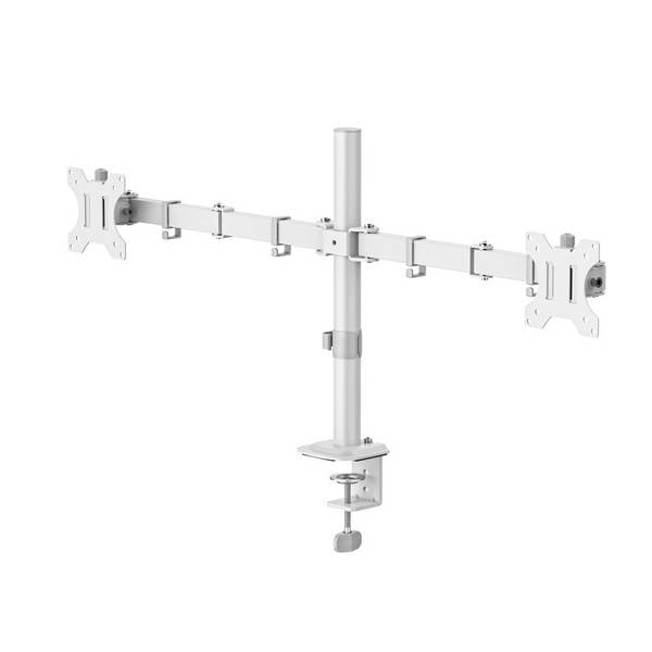 hama 00220904 Monitorhalterung, 2 Monitore, höhenverstellbar, schwenk-/neigbar, 13" - 35"