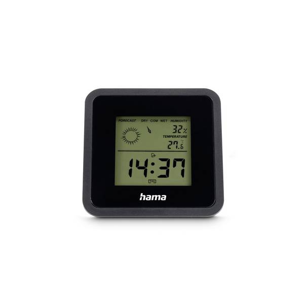 Hama Borneo Thermo-/Hygrometer Schwarz 00185890