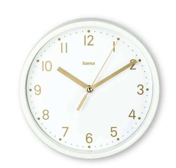 Hama 00185869 Quarz Tischuhr Weiß