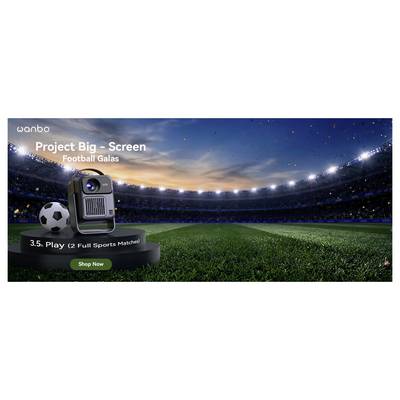Wanbo Beamer Togo Pro LED 500 ANSI-Lumen 1920 x 1080 Full HD Akkulaufzeit: 3,5 Std. Integrierter Lautsprecher, Autofokus-29