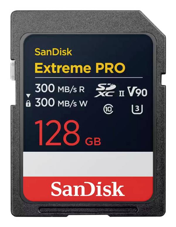 SanDisk Extreme Pro microSDXC-Karte 128 GB UHS-II U3, Class 10 Staubresistent