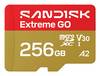 SanDisk Extreme GO microSDXC-Karte 256 GB UHS-I U3 Temperaturbeständig