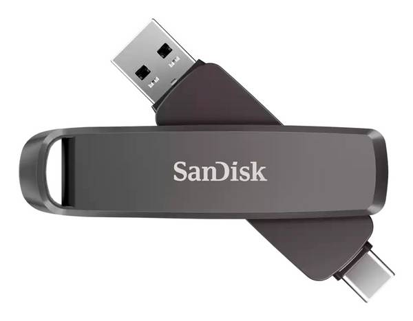 SanDisk Extreme Pro USB-Stick  1 TB Schwarz SDDDE1-1T00-G46 USB-A (USB 3.2 Gen 1), USB-C®