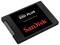 SanDisk SSD Plus Solid-State-Laufwerk in einem schwarzen 2,5-Zoll-Laufwerksgehäuse auf weißem Hintergrund.