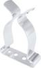 TRU COMPONENTS EMV-Kabelhalteklammer Klemm-Ø (max.) 37 mm Plattenstärke (max.) 1 mm Federstahl, verzinkt Silber 1 St.
