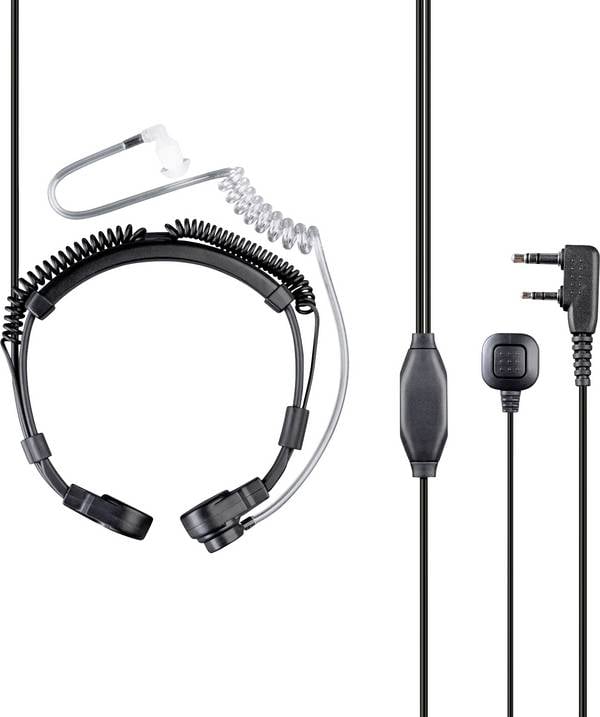 Midland MA 39-L  On Ear Headset Funk  Schwarz Mikrofon-Rauschunterdrückung Mikrofon-Stummschaltung, Headset