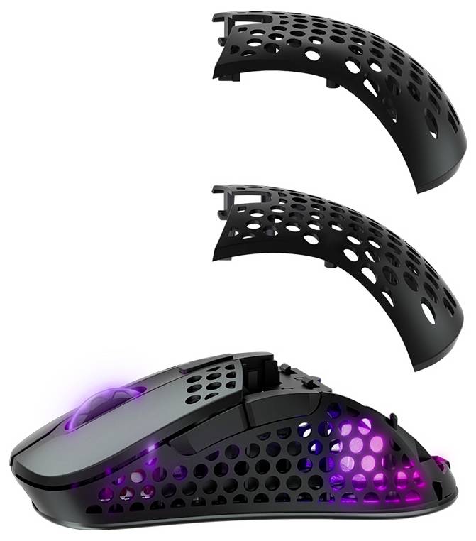 Cherry XTRFY M4 Wireless RGB Maus Funk Optisch Schwarz 19000 dpi-8