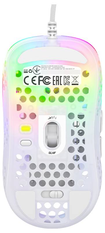 Cherry XTRFY MZ1 RGB Maus Ohne (Ansteuerung über Computer) Weiß-3