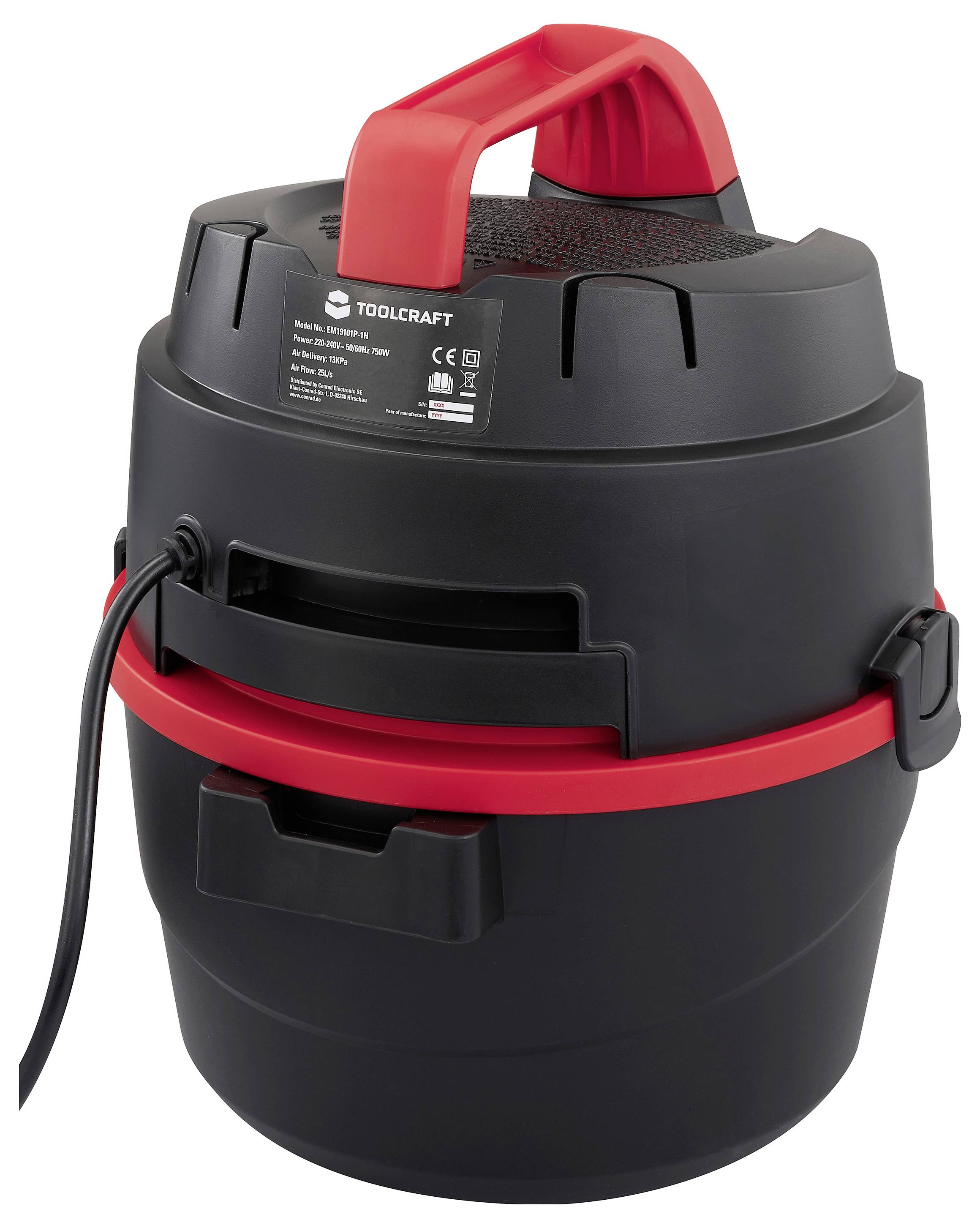 TOOLCRAFT TO-11279268 Nass-/Trockensauger 3.5 l-2