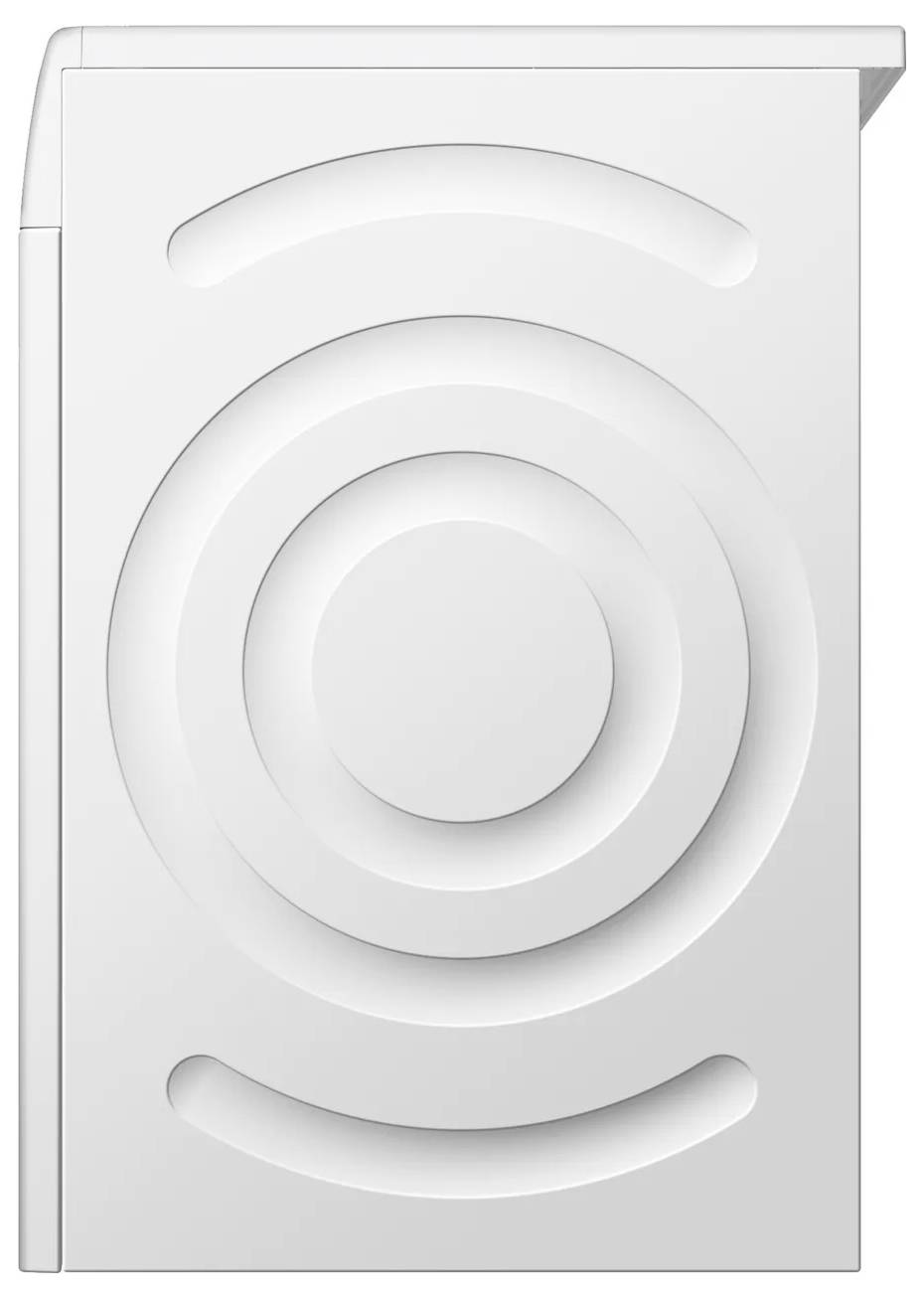Weißes Papiersymbol, das einem Dokument mit konzentrischen kreisförmigen zielscheiben-ähnlichen Ringen und gekrümmten Balken ähnelt, was ein Audio- oder Signalsymbol andeutet.