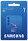 Samsung T7 1TB microSDXC UHS-I Kartensatz in Blau mit Geschwindigkeitsangabe von „170 MB/s".