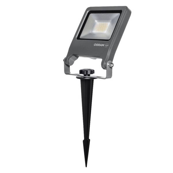 OSRAM HOMELIGHTING 4099854585852 ENDURA® Garden Flood Spike 20W 3000K LED-Gartenstrahler LED-Modul LED fest eingebaut 20 W Dunkelgrau